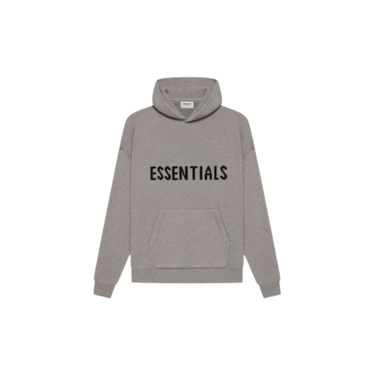 Fear of God Essentials Knit Pullover Hoodie (SS21) Dark Heather