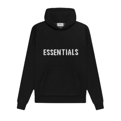 Fear of God Essentials SS21 Knit Hoodie Black
