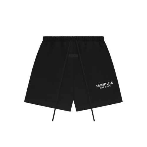 Fear of God Essentials SS25 Jet Black Korte Broek